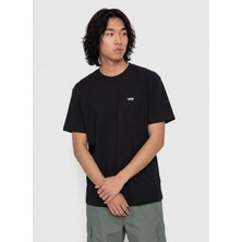 Vans VN0010FFBLK1 Left Chest Iı Loose Ss Siyah Bisiklet Yaka Regular Fit Düz Erkek T-Shirt