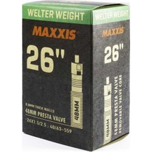 Maxxis Welter Weight İç Lastik 26X1.50-2.50 İnce Sibop 48MM Renkli Model ile Güçlü Performans