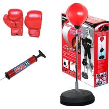 Multiflexpro Ayaklı Punching Ball Boks Topu Seti Eldiven ve Pompa Dahil
