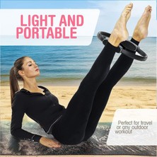 Multiflexpro 40 cm Pilates Çemberi Tutamaçlı Yoga Ring Egzersiz Çemberi