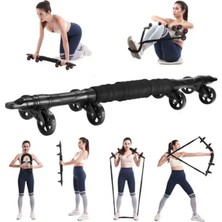 Multiflexpro Çok Fonksiyonlu Fitnes Egzersiz Tekerleği Ab Wheel Roller Karın Kası Göğüs Şekillendirme Spor Aleti