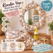 Miray Hediyelik Büyük Boy Ayna Duvar Süsü Hobi Seti