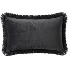 Lidoma Home "taupe" Püsküllü Kırlent Kılıfı - 30X50 - Füme