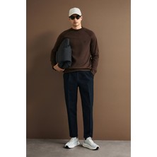 Lufian Blake Erkek Sweatshirt Kahverengi