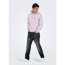 Only & Sons Antrasit Erkek Taşlamalı Denim Pantolon 22033824 Onsedge Wb 3824 Dot Dnm