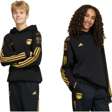 Adidas Siyah Erkek Çocuk Desenli Sweatshirt HZ0906 J Fn Hd