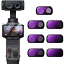 K&f Concept INSTA360 Luna Ultra Için 7 Parça Nd Filtre Seti (Nd8, ND16, ND32, ND64, ND128, ND256, ND1000)