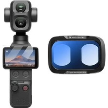 K&f Concept Dji Osmo Pocket 4p Için Işık Kirliliği Önleyici Filtre (Anti-Light Pollution) (Plastik)