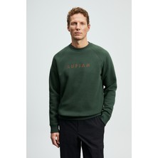 Lufian Bren Erkek Sweatshirt Çimen Yeşili