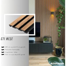 Ender Dekor C71 Meşe New Lambri Duvar Panel