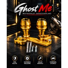 Jiekai Ghost Me Honda Pcx Cnc Egzoz Koruma Takozu Gold