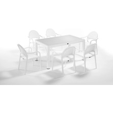 Novussi Tropic 6'lı Bahçe Masa Sandalye Seti