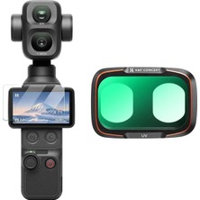 K&f Concept Dji Osmo Pocket 4p Için Uv Filtre (Metal)