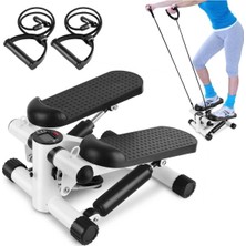 Leyaton Fitness Twister Stepper Step Aleti 2 Kademe Siyah-Gri Özellikli Ergonomik Model