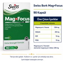 Swiss Bork Mag+Focus Magnezyum Kompleksi 90 Kapsül
