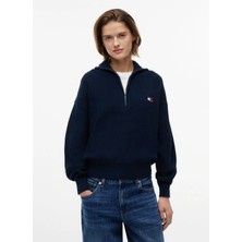 Tommy Jeans Mavi Kadın Kazak DW0DW22928C1G