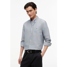 Tommy Jeans Mavi Erkek Regular Fit Gömlek DM0DM21298C1G Tjm Reg Oxford Shırt