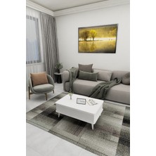 kolexonline Desensiz 3 Kademeli Akıllı Sihirli Sehpa Beyaz Suntalam Malzeme 60x90 cm Boyutlar