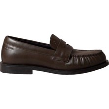 Calvin Klein Kahverengi Kadın Loafer Round Loafer Lth