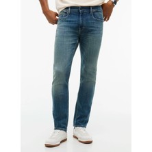 Tommy Jeans Lacivert Erkek Slim Fit Denim Pantolon DM0DM234621BK Scanton Slım DJ1237