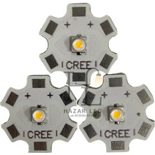 Hazar Led 1-3 Watt Gün Işığı Cree Power LED (3 Adet)