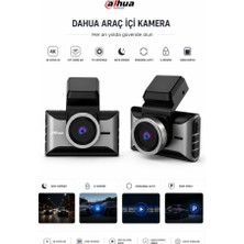 S10 4K G-Sensör Gece Görüş Destekli Döngüsel Kayıt Yapabilen Geniş Açılı Wi-Fi Mobil Uygulamalı Ön ve Arka Çift Araç Içi Kamera (Dahua Türkiye Garantili)