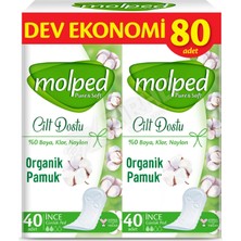 3 Adet Molped Pure&soft Incelik Günlük Ped 80'li