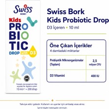 Swiss Bork Probiotic Kids D3 Içeren Damla 10 ml