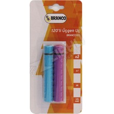 Branco 2'li Üçgen Kalem Ucu 0.7 Blister KOD:105