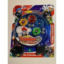 My Bebish Tornado Metal Beyblade Oyun Seti 4'lü Arenalı Eğlenceli İmitasyon Ürün