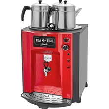 Remta 3 Demlikli 40 Lt Premium Jumbo Çay Makinesi Kırmızı - DE10P