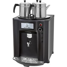 Remta 3 Demlikli 40 Lt Premium Jumbo Çay Makinesi Siyah - DE10P