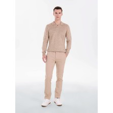 Altınyıldız Classics Bej Erkek Slim Fit Pantolon ACE001271095