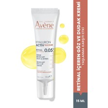 Avene Hyaluron Activ Procedure Retinal (%0,05) Niasinamid (%2) Hyalüronik Asit (%0,2) Göz-Dudak Kremi 15ml