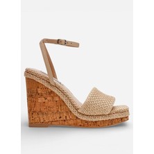 Steve Madden Bej Kadın Topuklu Ayakkabı Outrıght Nat
