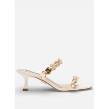 Steve Madden Krem Topuklu Terlik Annıka