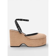Steve Madden Bej Kadın Topuklu Ayakkabı Kosmıc