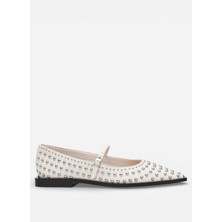 Steve Madden Beyaz Kadın Babet Gennıe Ivory
