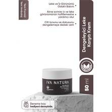 Iva Natura Organik Leke Karşıtı Krem Bitkisel Antioksidan Kompleksi – Cilt Tonu Dengeleyici – 50 ml