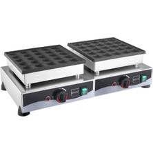 Remta Çiftli Yuvarlak Bubble Waffle Makinesi - W27