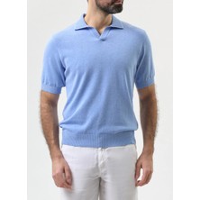 Paul & Shark Paul&shark Mavi Erkek Regular Fit Polo Kazak 26411645