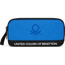 United Colors Of Benetton Mavi Erkek Çocuk Logo Baskılı Kalem Çantası 21250-KALEM Çantası