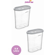 Follow Me Royal Erzak Kabı - 5,8 Lt Gri (2 Adet) -FM111105-gri