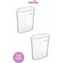 Follow Me Royal Erzak Kabı - 5,8 Lt Beyaz (2 Adet) -FM111105-beyaz