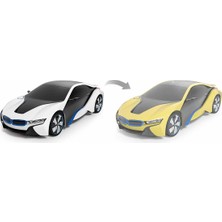 Rastar 1:24 BMW i8 UV Sensitive Renk Değiştiren Uzaktan Kumandalı Araba 8+ Yaş İçin Eğlenceli Oyun
