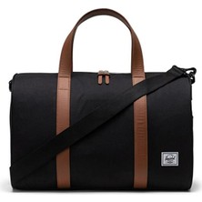 Hesrchel Novel™ Duffle | Su Itici Kumaş Seyahat ve Spor Çantası, 26.5 L Siyah
