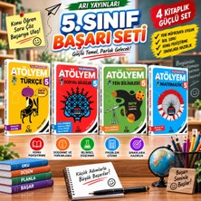 📚 5. Sınıf Atölyem 4'lü Başarı Seti – Türkçe, Sosyal Bilgiler, Fen Bilimleri, Matematik