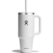 Hydro Flask All Around Travel Tumbler Pipetli Termos 1183 ml (40 Oz) - Beyaz
