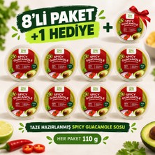 Only Mezze Acılı Guacamole Sosu 8×110 G + 1 Adet 110 G Hediye