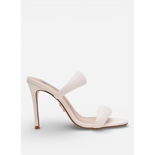 Steve Madden Topuklu Terlik Beyaz Saturn-Cn Bone